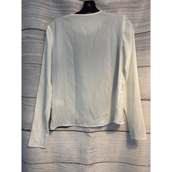 Rachel Zoe Asymmetrical Long Sleeve Blouse Size 2 - Picture 5 of 5